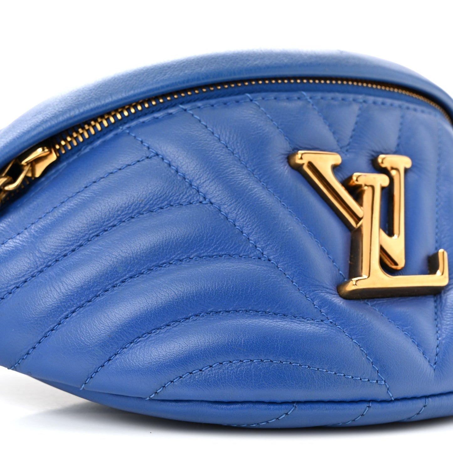 Calfskin New Wave Bumbag Blue Neon