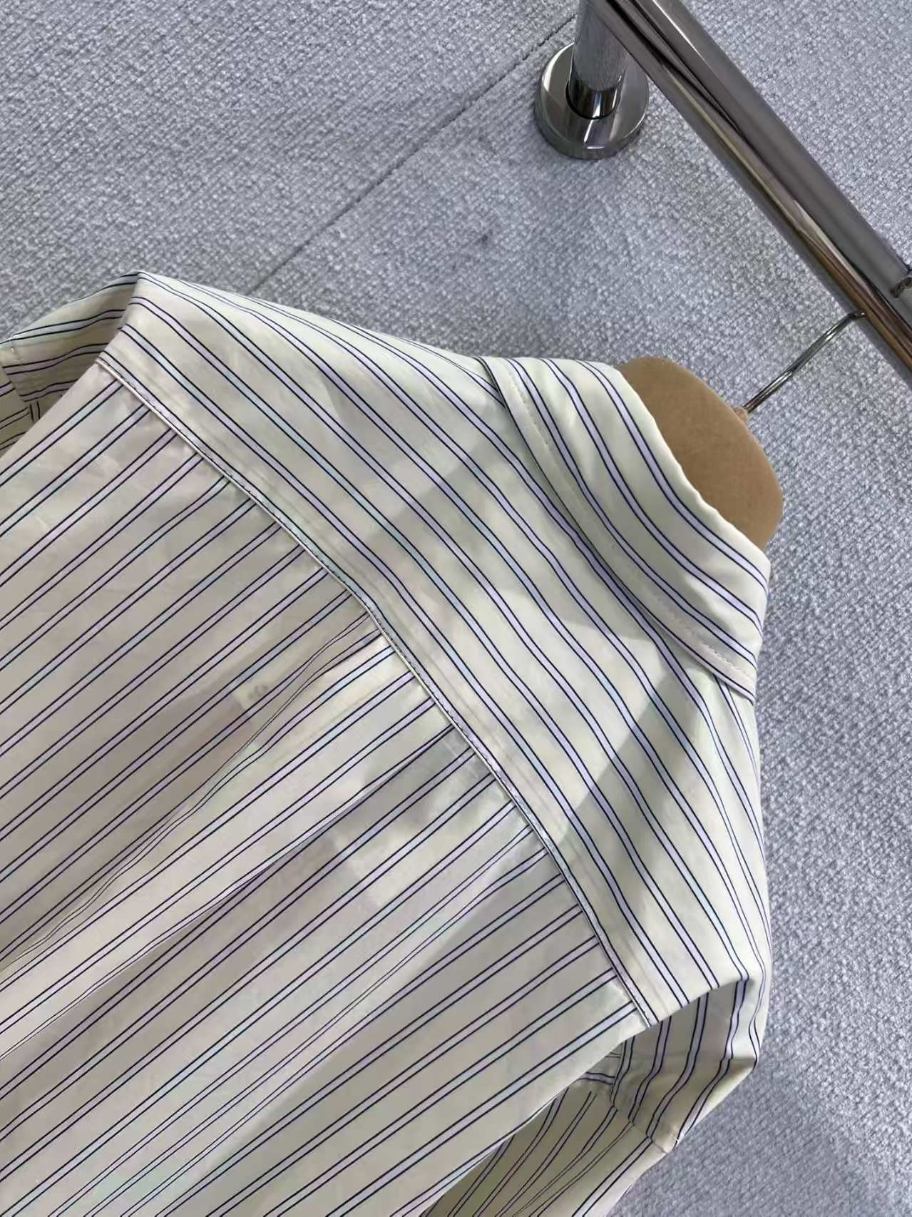 Miu Miu Striped Cotton Shirt