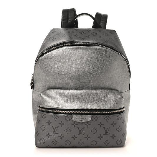 Monogram Taiga Discovery Backpack PM Silver
