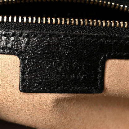 Textured Calfskin Small Horsebit 1955 Shoulder Bag Black
