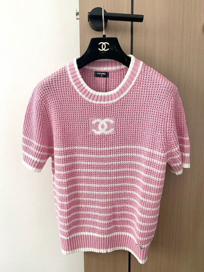 CC 25 T-Short Pink And White Tencel 283602