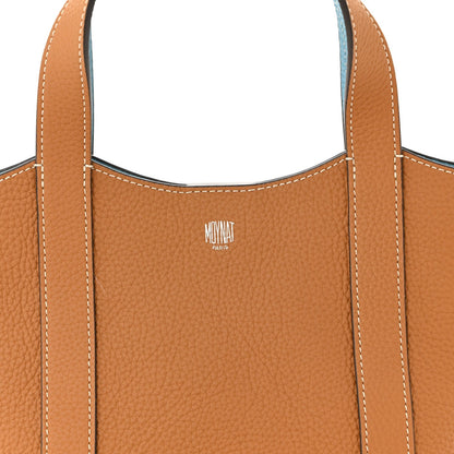Taurillon Gex Duo Tote Bag BB Cannelle Azur