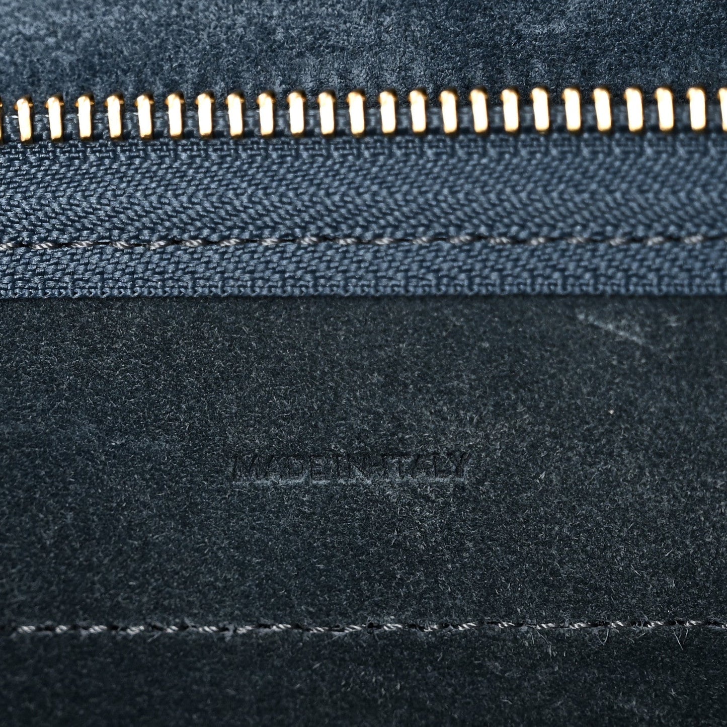 Grained Calfskin Nano Belt Bag Abyss Blue