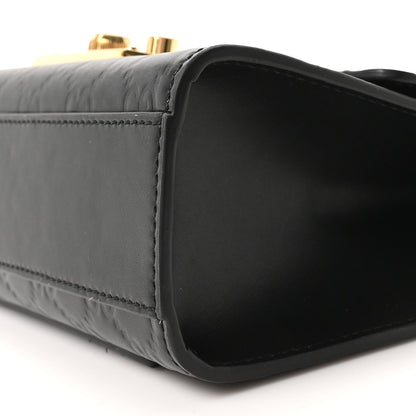 Guccissima Small Padlock Shoulder Bag Black