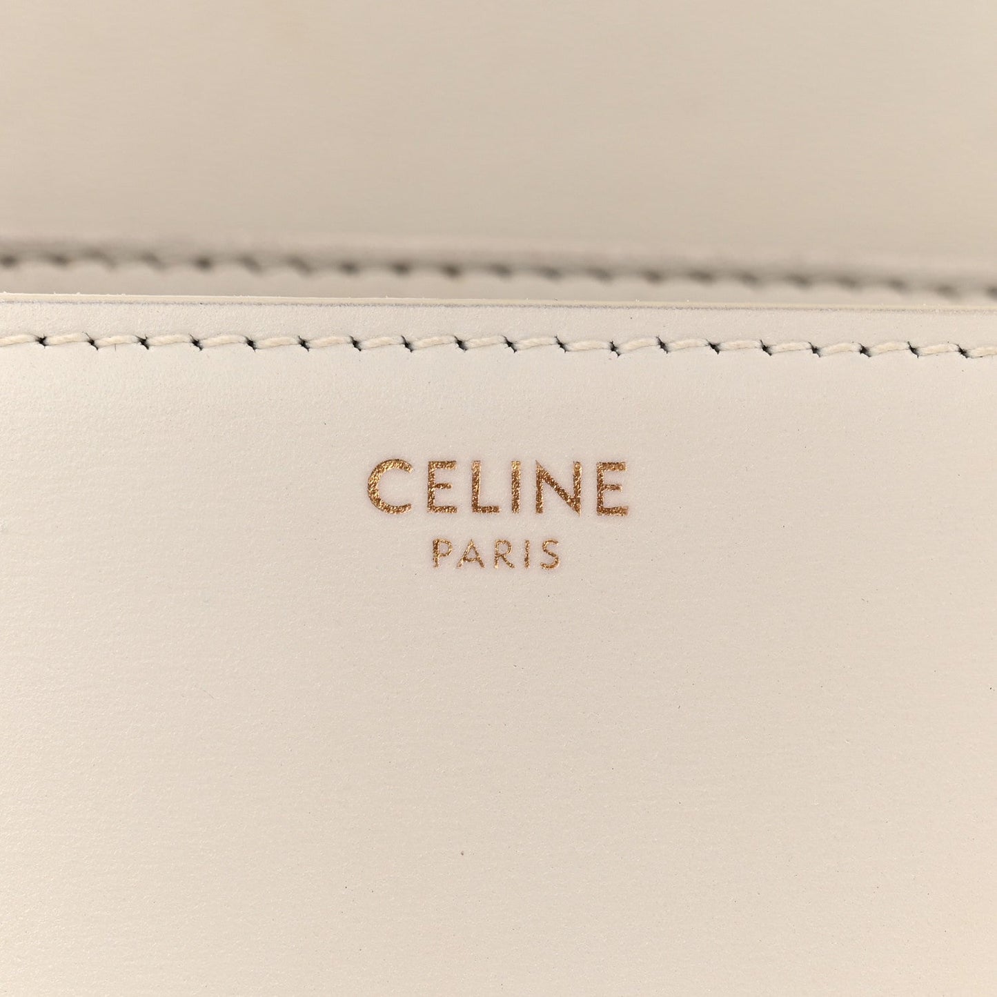 Shiny Calfskin Teen Triomphe Arctic White