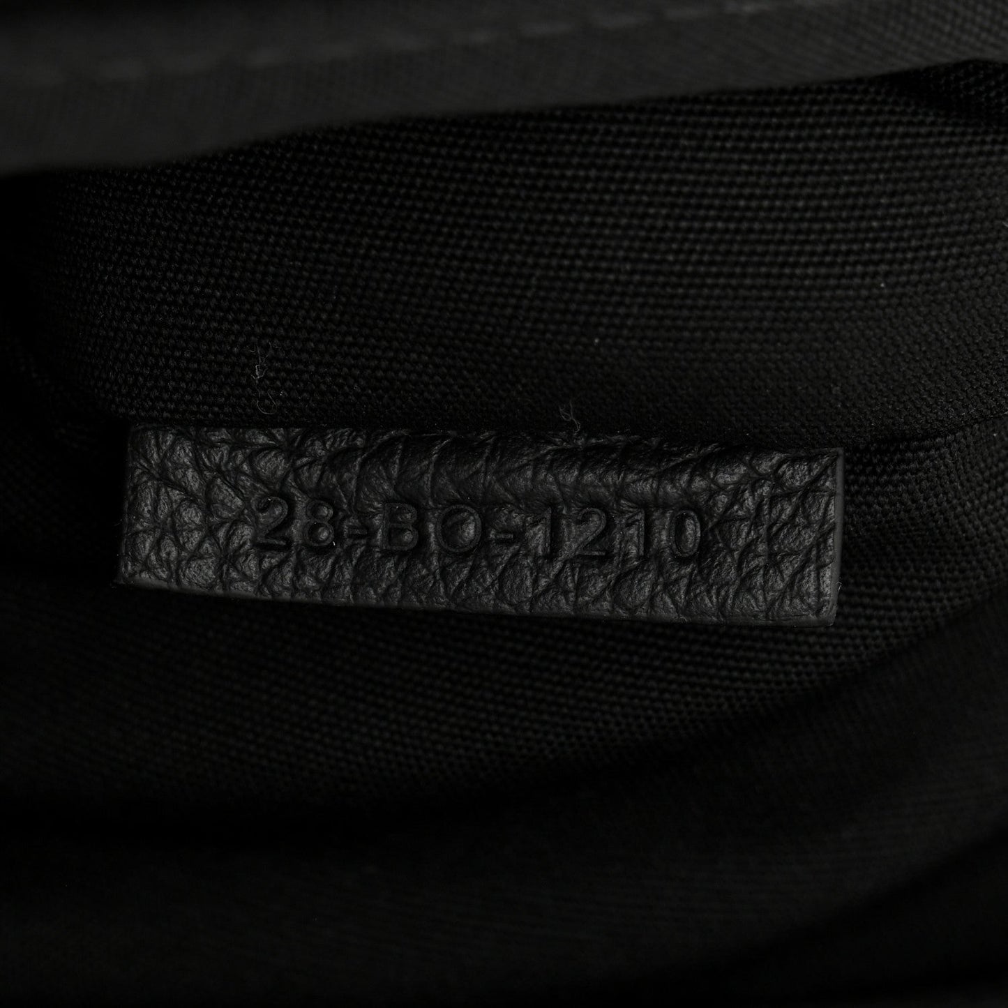 Oblique Calfskin Rider Backpack Black