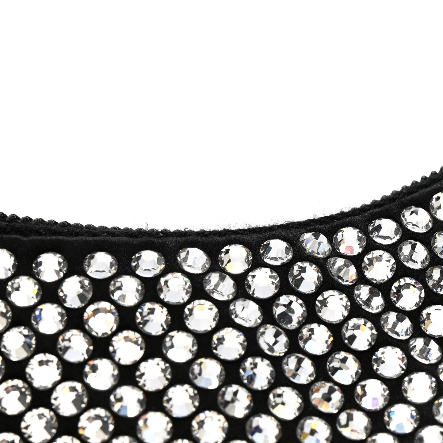Satin Crystal Mini Re-Edition 2000 Bag Cristal