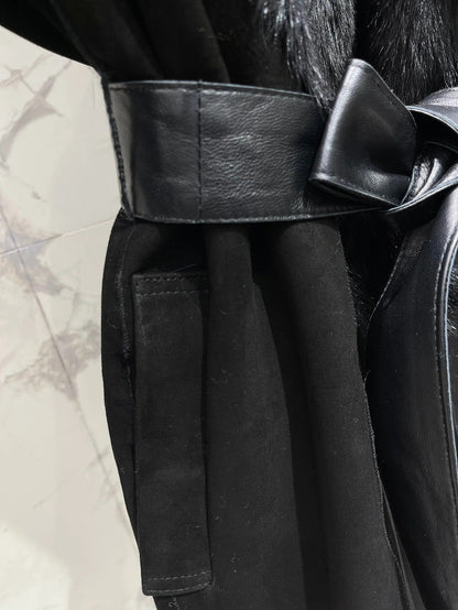 YSL 25S BELTED COAT STYLE 11