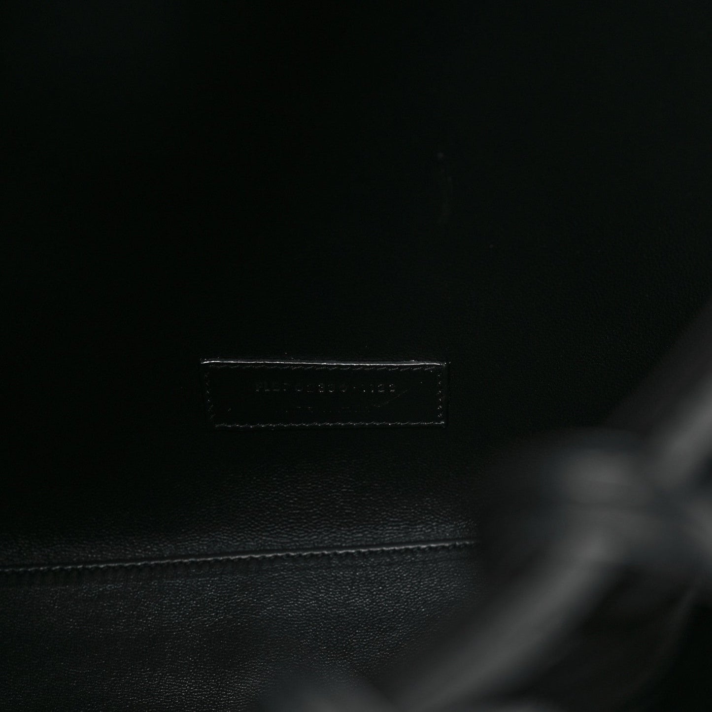 Patent Calfskin Rendez-Vous Hobo Black