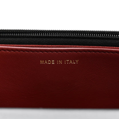 Calfskin Quilted Perfect Fit Wallet On Chain WOC Black
