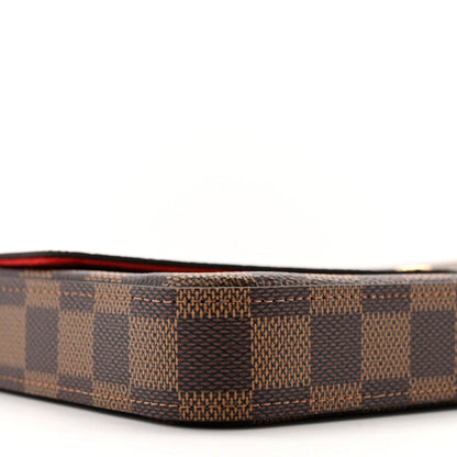 Damier Ebene Pochette Felicie Chain Wallet