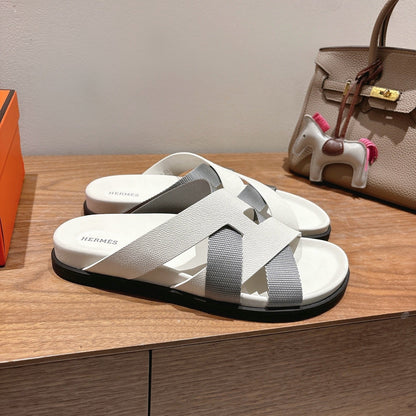 HM 25 Kazimir Sandal Calfskin Canvas