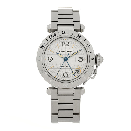Stainless Steel 35mm Pasha GMT Automatic Watch