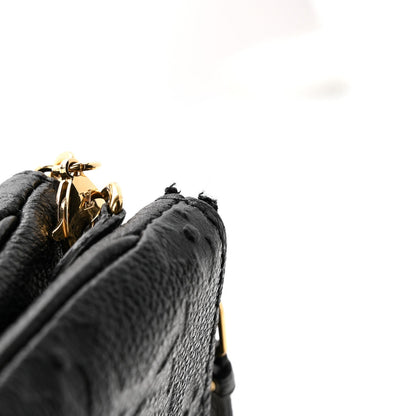 Empreinte Double Zip Pochette Black