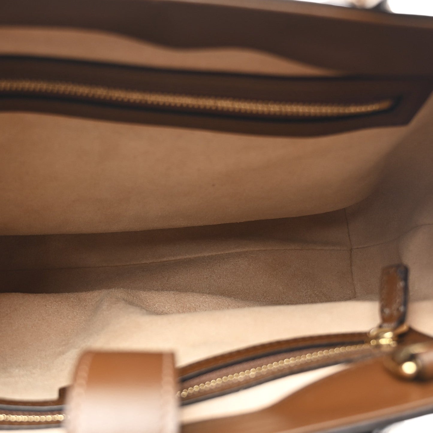 GG Supreme Monogram Azalea Calfskin Web Medium Jackie 1961 Tote Beige Ebony Brown Sugar