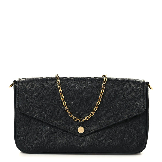 Empreinte Pochette Felicie Chain Wallet Black