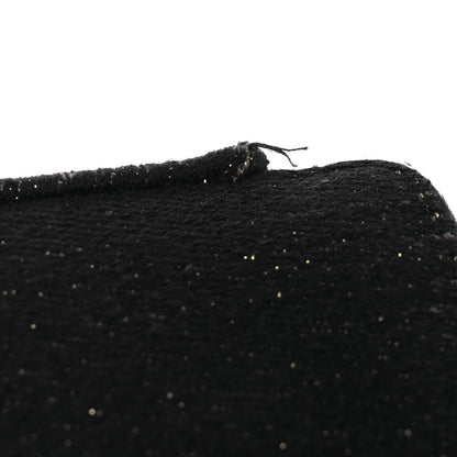 Canvas Small Deauville Clutch With Chain Navy