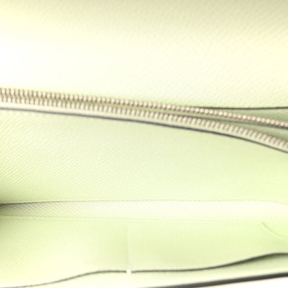 Epsom Kelly Wallet To Go Vert Fizz