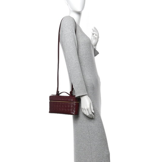 Nappa Intrecciato Bang Bang Vanity Case Barolo