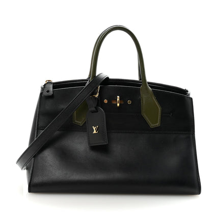 Calfskin City Steamer EW Kaki Blue Black
