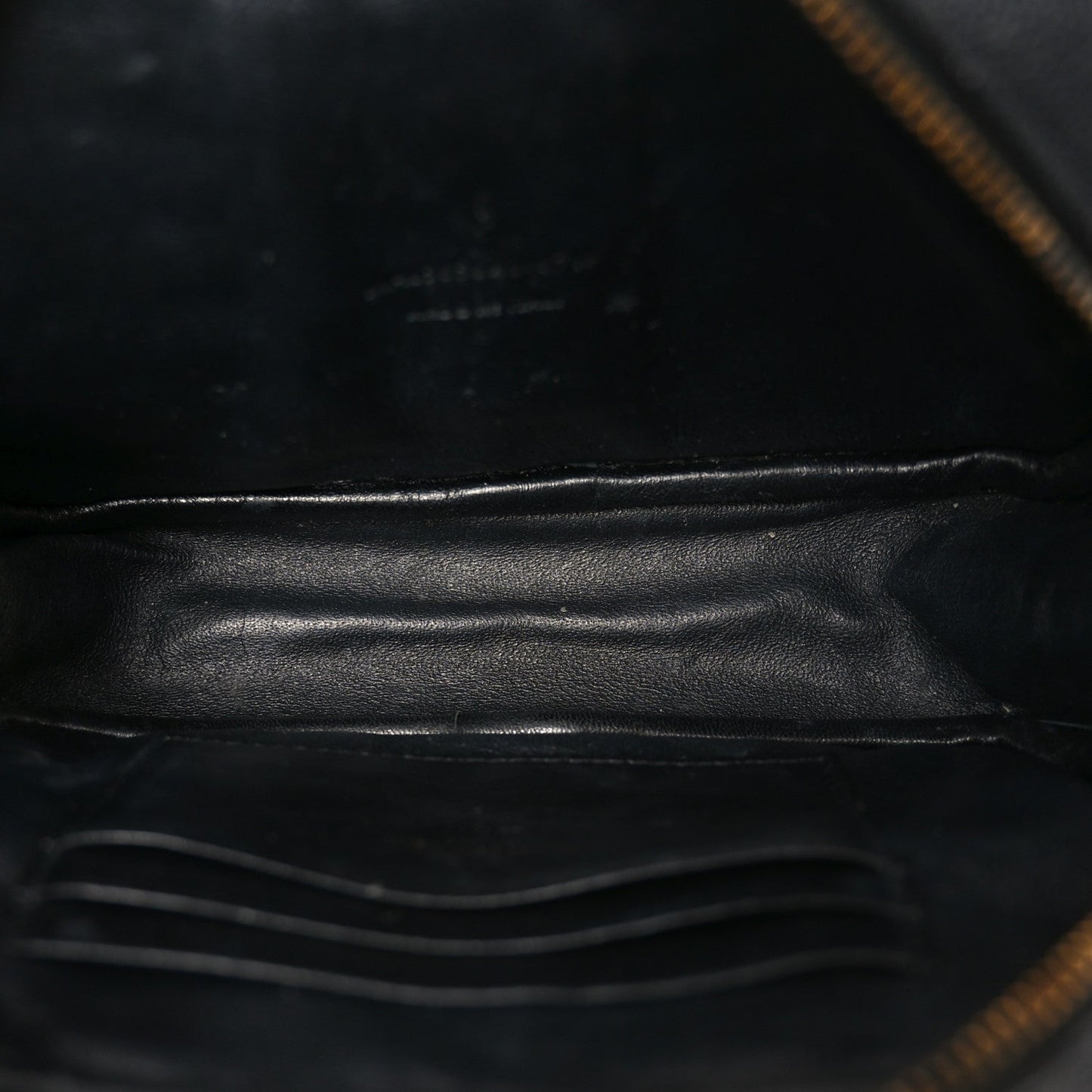 Grain De Poudre Matelasse Monochrome Monogram Mini Lou Camera Bag Black