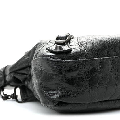 Agneau Arena Classic Hardware Le City First Bag Black