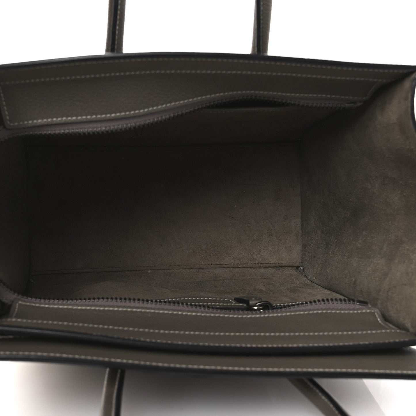 Drummed Calfskin Micro Luggage Souris