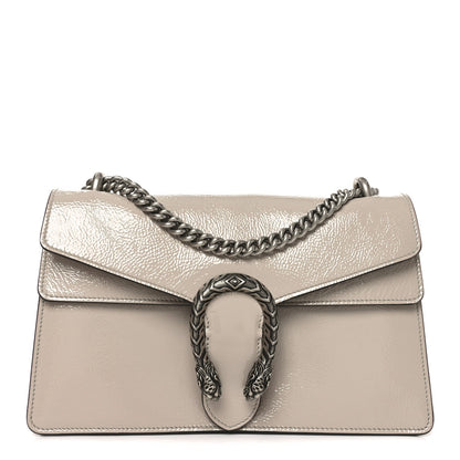 Crinkled Patent Small Dionysus Shoulder Bag Sphinx