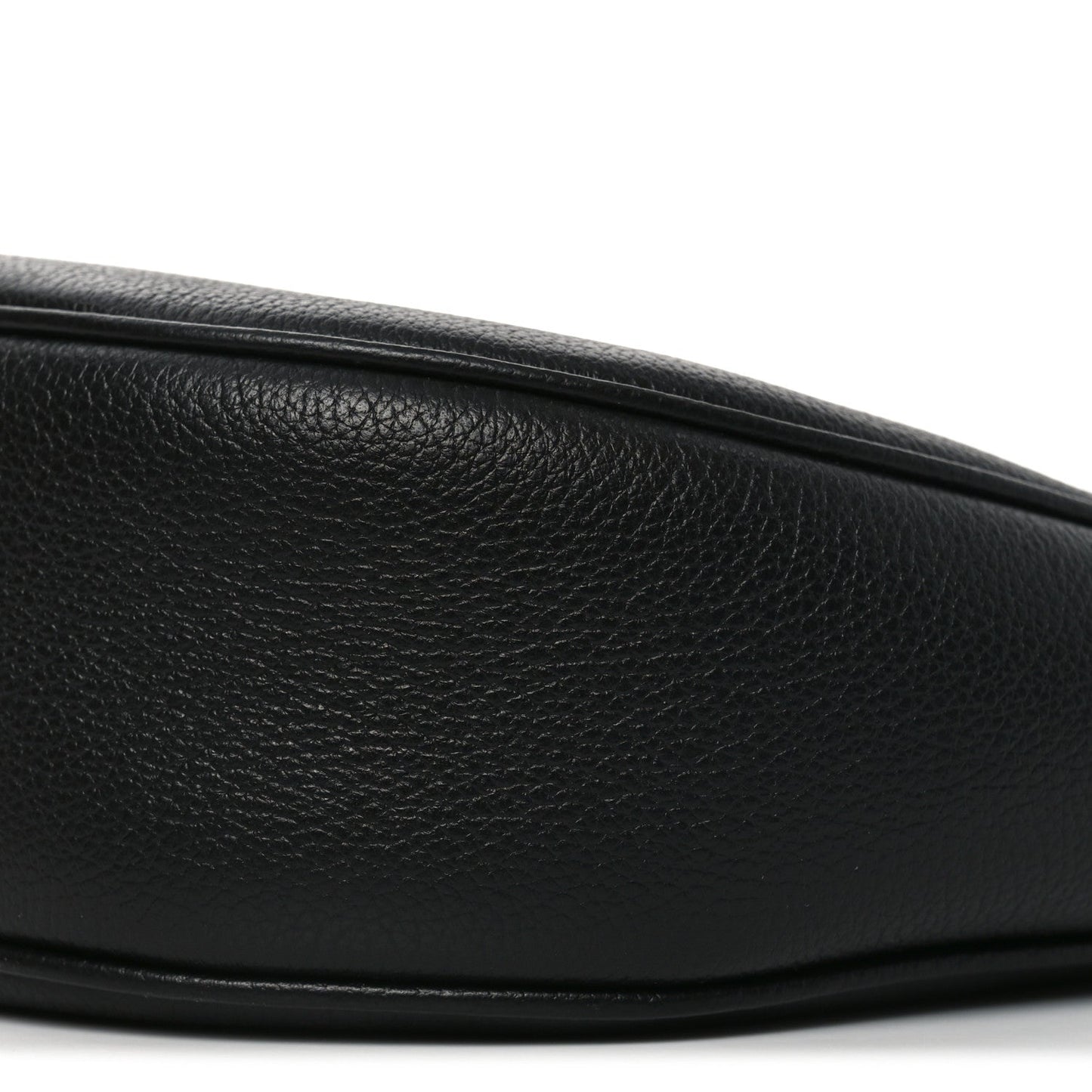 Supple Calfskin Cuir Triomphe Small Heloise Shoulder Bag Black