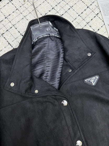PRADA 25S STAND-COLLAR JACKET 369