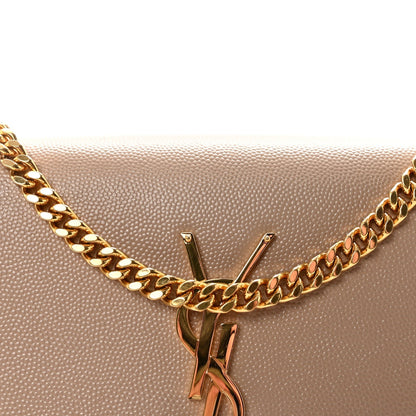 Grain De Poudre Small Monogram Kate Satchel Dark Beige