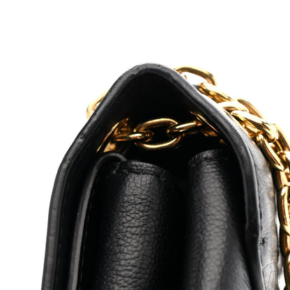 Monogram Cuir Plume Ecume Very Chain Bag Black