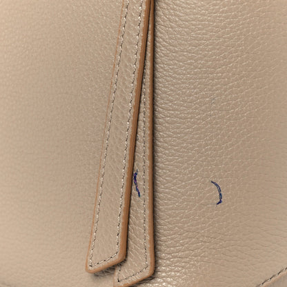 Grained Calfskin Small Puzzle Edge Bag Sand