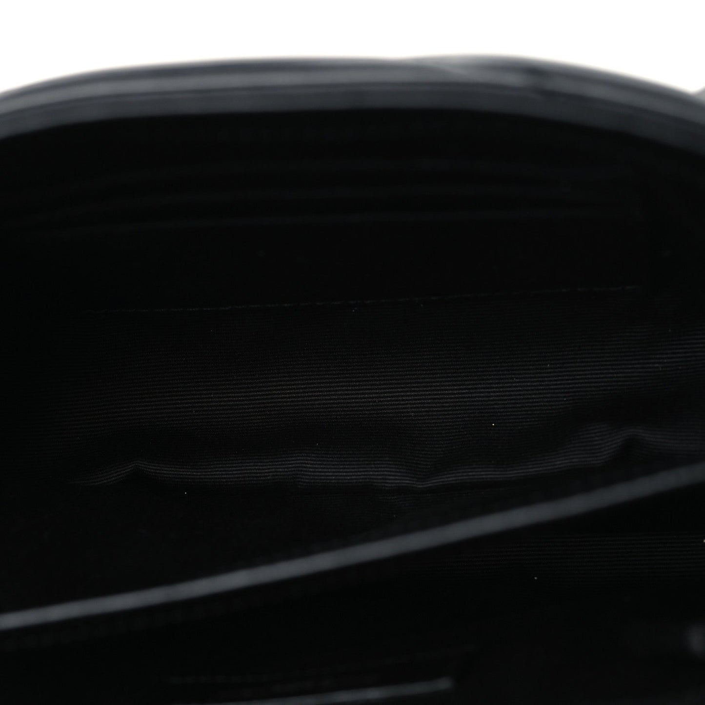 Calfskin Y Quilted Monogram Monochrome Toy Loulou Crossbody Bag Black