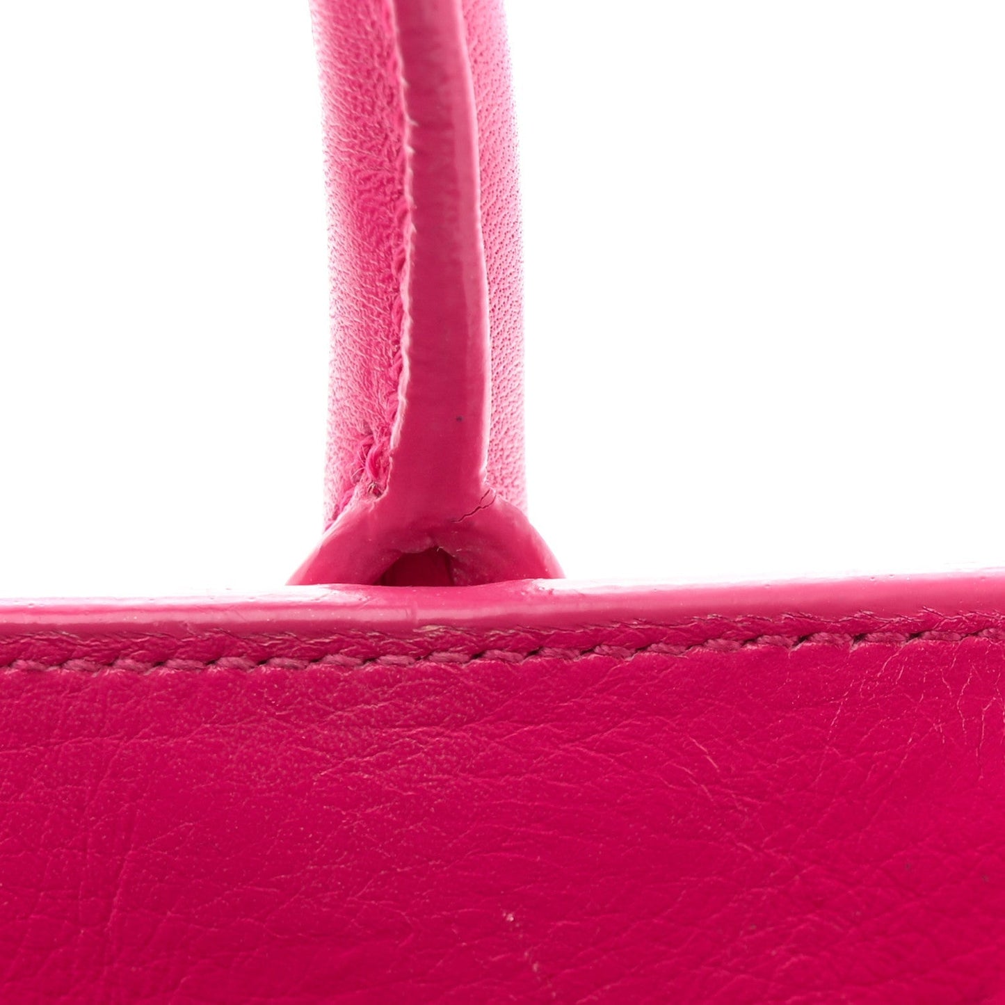 Calfskin Nano Sac De Jour Bubblegum