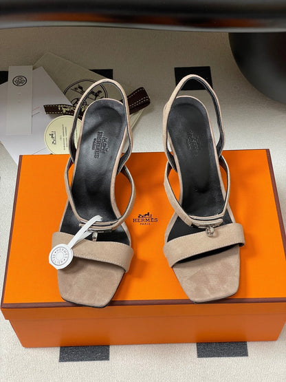 HM Glamour Slingback Pink Sheepskin 314034