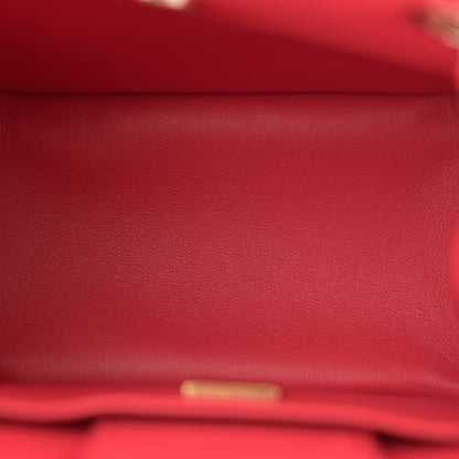 Caviar Quilted Mini Bucket Bag Dark Pink