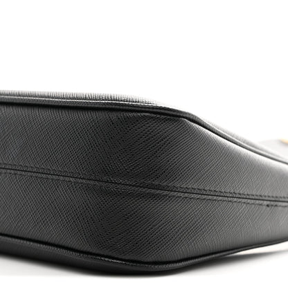 Saffiano Lux Re-Edition 2005 Shoulder Bag Black