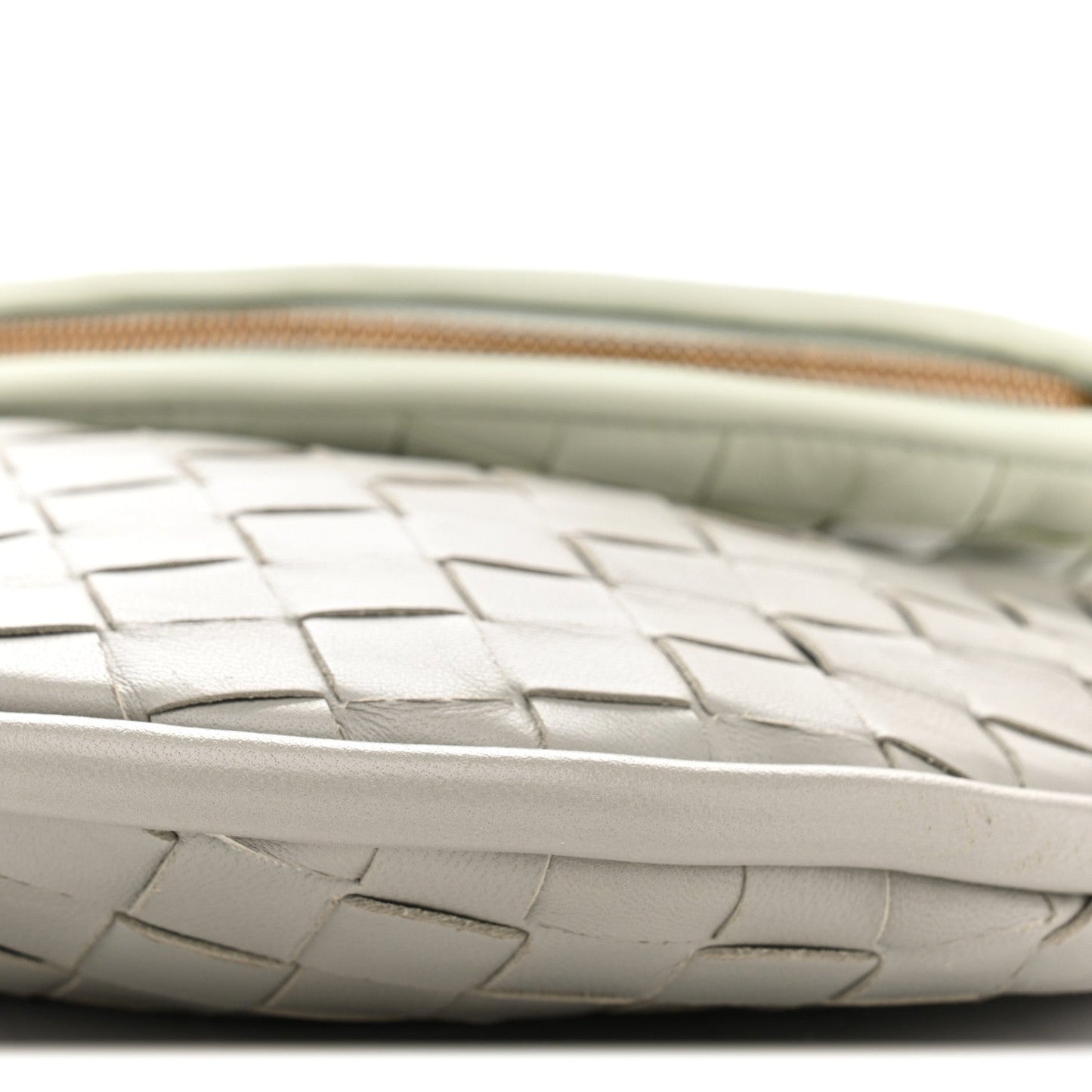 Nappa Intrecciato Small Gemelli Agate Grey Glacier
