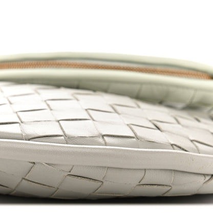 Nappa Intrecciato Small Gemelli Agate Grey Glacier