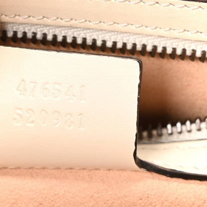 Calfskin Small Queen Margaret Top Handle Bag Mystic White