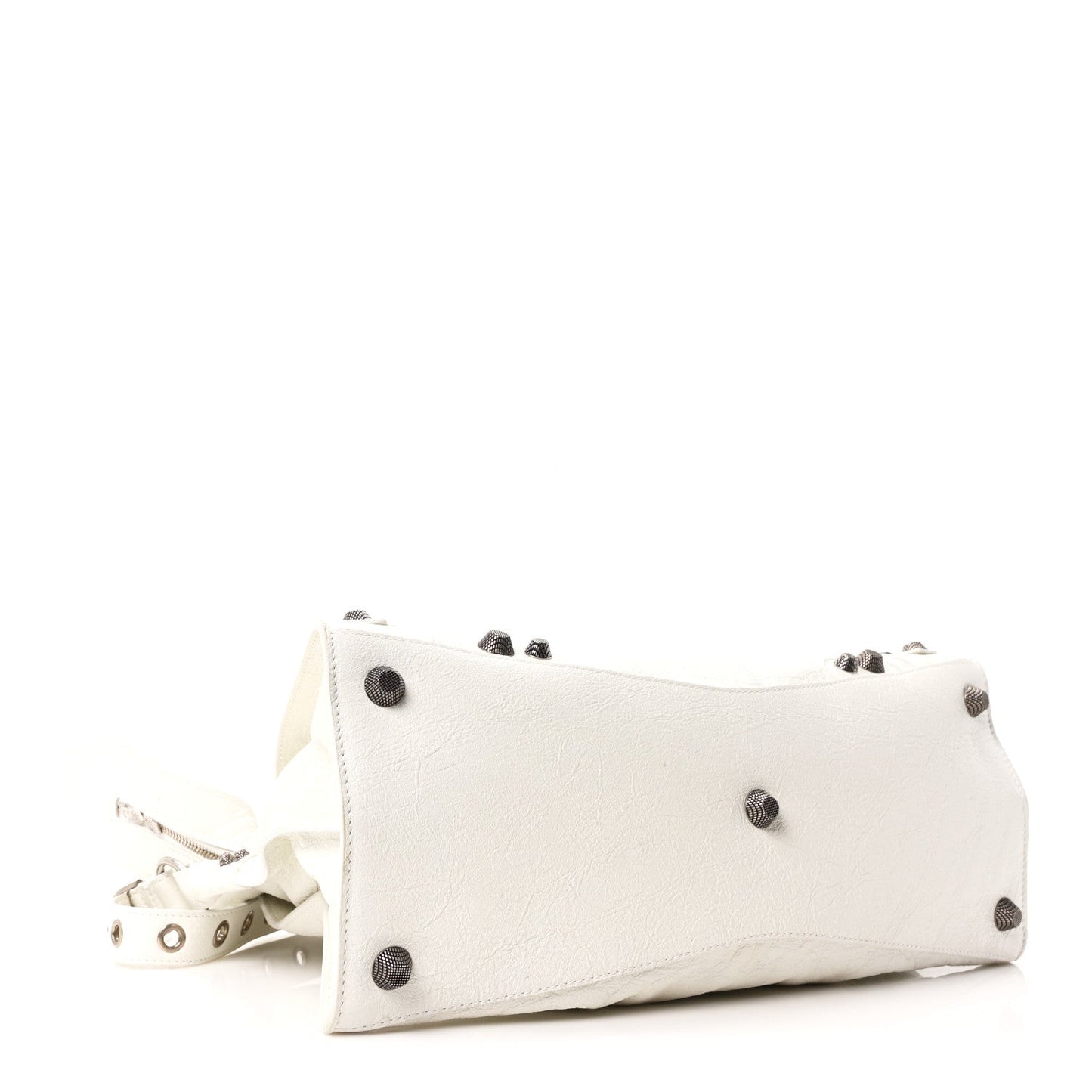 Agneau Arena Neo Cagole City Handbag Optic White