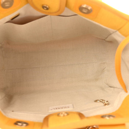 Mixed Fibers Small Deauville Tote Yellow