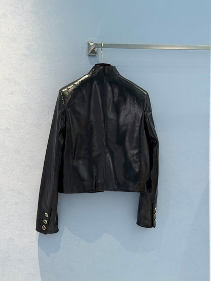 CC 25 Leather Jacket Black Lambskin