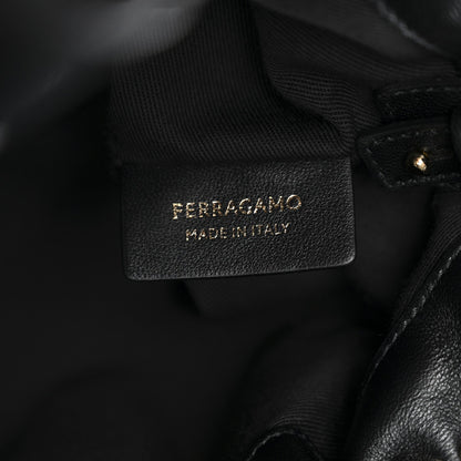 Nappa Small Soft Bag Black