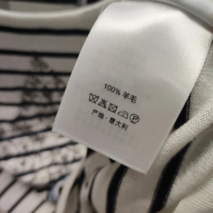DIOR 25S LONG-SLEEVED KNIT TOP STYLE 334