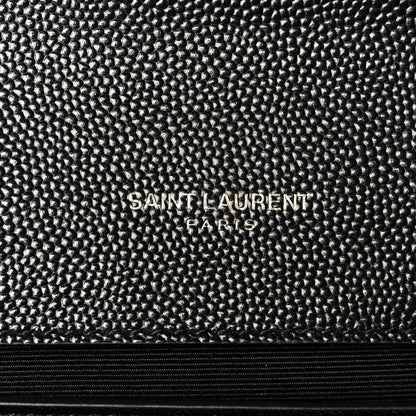 Grain De Poudre Medium Classic Monogram Kate Satchel Black