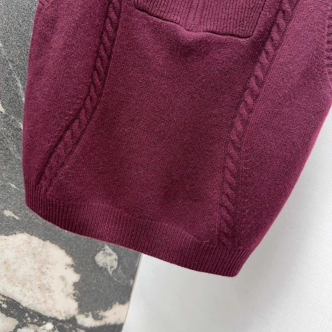 HERMES 25S KNIT VEST SET 528312