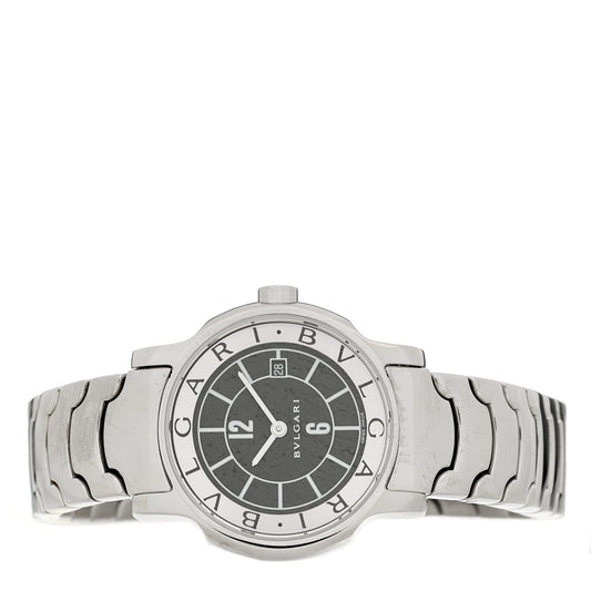 Stainless Steel 29mm Solotempo Quartz Watch Black