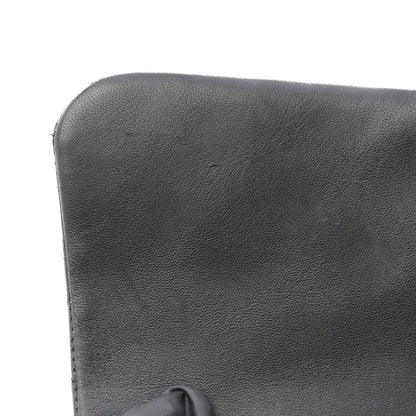 Lambskin Quilted Jumbo Single Flap Black